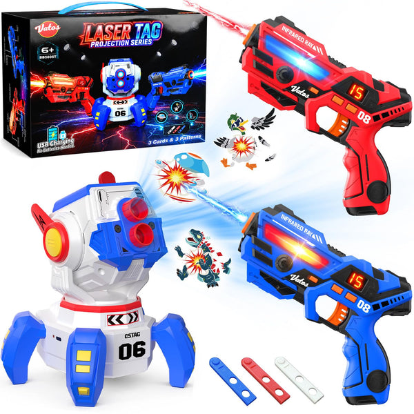 Rechargeable Projection Laser Tag Set (2 Laser Guns + 1 Projection)